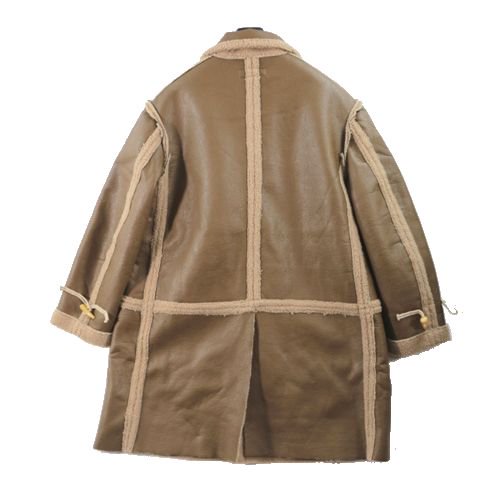 DISCOVERED ディスカバード 22AW FAKE MOUTON COAT フェイクムートンコート 3 ブラウン -  ブランド古着買取・販売unstitchオンラインショップ