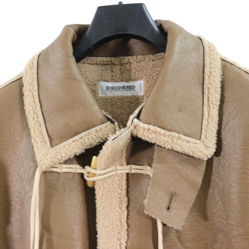 DISCOVERED ディスカバード 22AW FAKE MOUTON COAT フェイクムートンコート 3 ブラウン -  ブランド古着買取・販売unstitchオンラインショップ