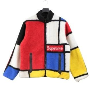 Supreme ץ꡼ 20AW Reversible Colorblocked Fleece Jacket С֥ ե꡼ 㥱å L