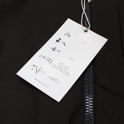 SUNSEA サンシー 22SS N.M Oxford w/耳 MA-1ジャケット 3