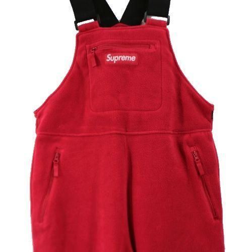 Supreme シュプリーム 20AW polartec overalls ポーラテック オーバーオール S レッド -  ブランド古着買取・販売unstitchオンラインショップ