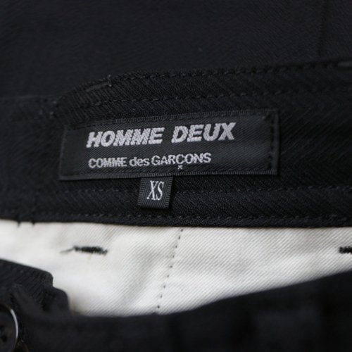 COMME des GARCONS HOMME DEUX コムデギャルソンオムドゥ 17AW ウール モヘア ヘリンボーン パンツ XS -  ブランド古着買取・販売unstitchオンラインショップ