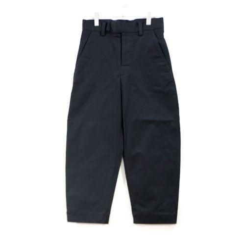 URU ウル 20AW POLYESTER RAYON / WIDE PANTS ポリエステルレーヨンワイドパンツ 1 ネイビー - ブランド古着 買取・販売unstitchオンラインショップ