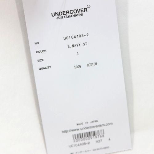 UNDERCOVER アンダーカバー 23SS Coストライプコラージュ長袖シャツ 4 ネイビー -  ブランド古着買取・販売unstitchオンラインショップ