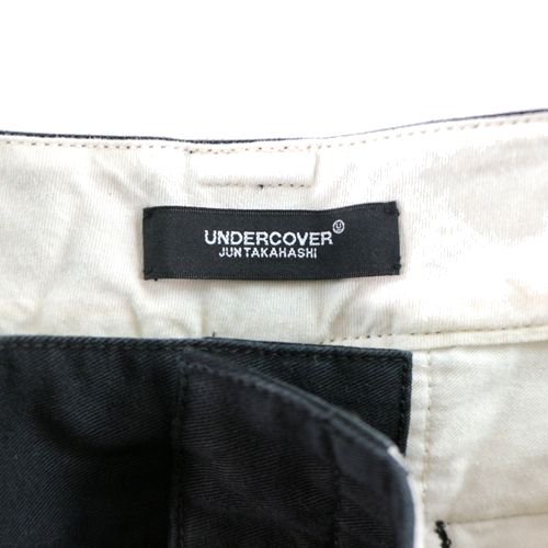 UNDERCOVER アンダーカバー 23SS ランダム切替 Damaged Work Pants パンツ 4 ブラック -  ブランド古着買取・販売unstitchオンラインショップ