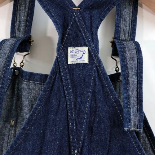 OrSlow オアスロウ 1930S DENIM OVERALL ONE WASH オーバーオール 1