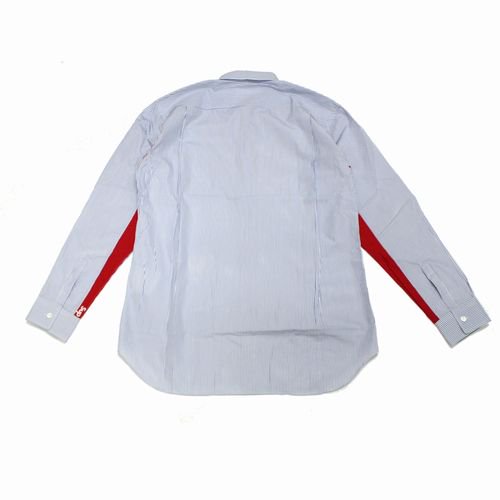 Supreme × COMME des GARCONS SHIRT 12SS Gusset Shirt ストライプ ...