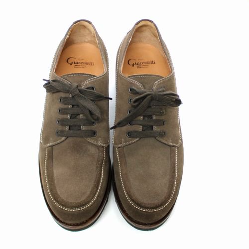 F.Lli Giacometti フラテッリ ジャコメッティ 23AW FG541 U-MOC Super Buck Suede スエードシューズ  41 1/2 - ブランド古着買取・販売unstitchオンラインショップ