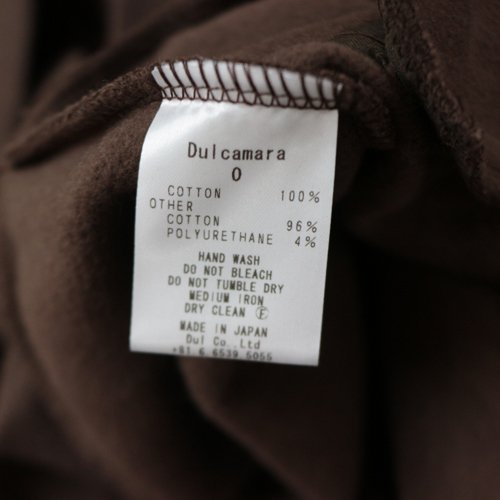 Dulcamara ドゥルカマラ 22AW ワイドSWトレーナー スウェット 0 ブラウン - ブランド古着買取・販売unstitchオンラインショップ