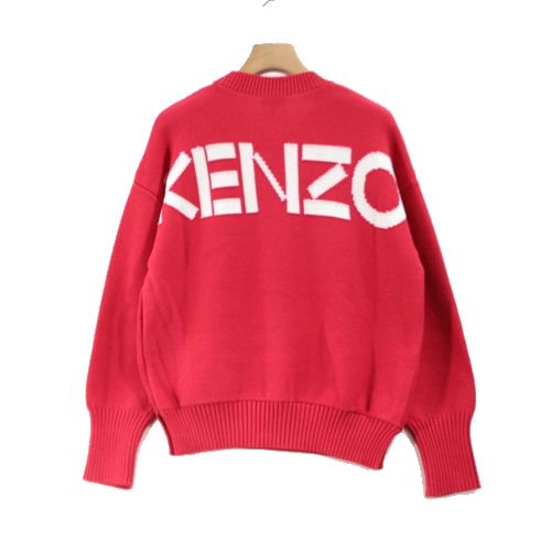 KENZO ケンゾー パリ 19AW SPORT JUMPER SWEATER ロゴ ニット XS レッド -  ブランド古着買取・販売unstitchオンラインショップ