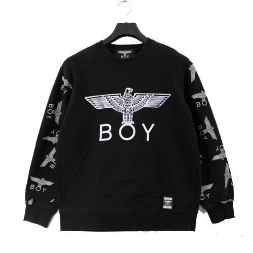 BOY LONDON ボーイロンドン ロゴ プルオーバー スウェット M ブラック - ブランド古着買取・販売unstitchオンラインショップ