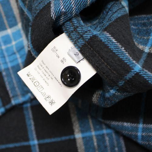 UNUSED アンユーズド 22AW Damaged check shirt ダメージ チェック 