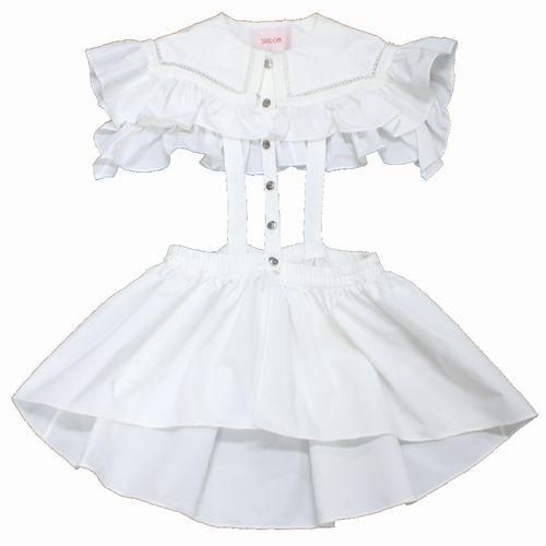 WHITESIIILON prototype epron dress