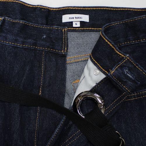 nvetokki リメイク　メンズ nvetokki ンベトッキ Wrap denim リメイク デニムパンツ S