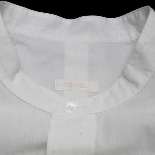 comoli シャツ ホワイト3 COMOLI ×シャツ(3 )コットン ホワイト COMOLI