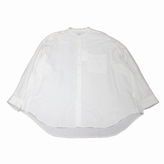 Graphpaper եڡѡ 23SS inen Cupro Oversized Band Collar Shirt Хɥ顼 ۥ磻