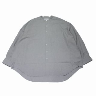Graphpaper եڡѡ 23SS inen Cupro Oversized Band Collar Shirt Хɥ顼 F 졼