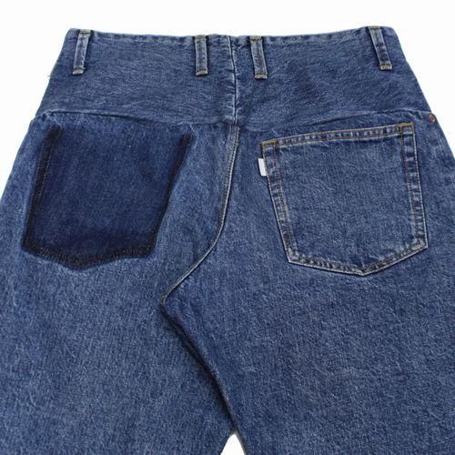 SUNSEA サンシー 22SS ALTANATING DENIM デニムパンツ 3 インディゴ -  ブランド古着買取・販売unstitchオンラインショップ