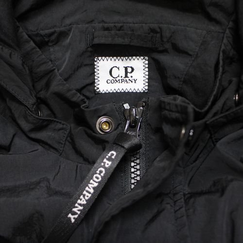 C.P. COMPANY シーピーカンパニー 23AW CHROME-R GOGGLE OVERSHIRT ゴーグルジャケット L ブラック -  ブランド古着買取・販売unstitchオンラインショップ