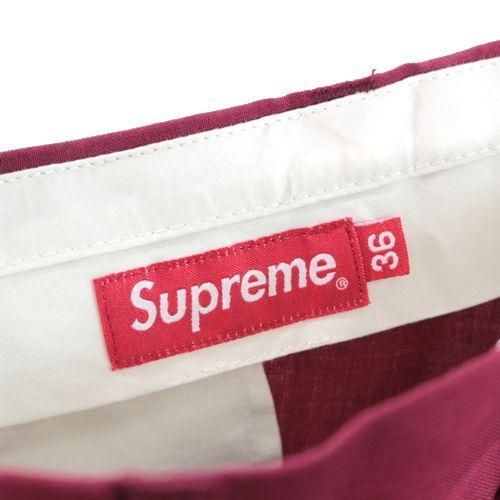 Supreme シュプリーム 16AW Wool Trouser パンツ 36 エンジ - ブランド古着買取・販売unstitchオンラインショップ