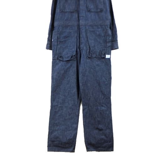 SASSAFRAS ササフラス 19SS LOFTMAN 別注 Digs All デニム オールインワン S インディゴ -  ブランド古着買取・販売unstitchオンラインショップ