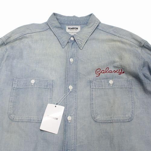 BOWWOW バウワウ 24SS GALAXY SYRUP CHAMBRAY SHIRTS シャツ L BOWWOW バウワウ 24SS GALAXY SYRUP CHAMBRAY SHIRTS シャツ L