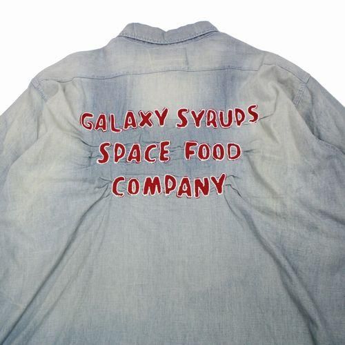 BOWWOW バウワウ 24SS GALAXY SYRUP CHAMBRAY SHIRTS シャツ L BOWWOW バウワウ 24SS GALAXY SYRUP CHAMBRAY SHIRTS シャツ L