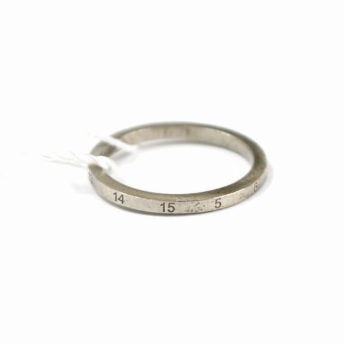 Maison Margiela メゾン マルジェラ SLIM NUMBER RING シルバー925 ナンバリング ロゴ リング M(21号) -  ブランド古着買取・販売unstitchオンラインショップ