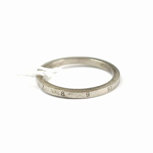 Maison Margiela メゾン マルジェラ SLIM NUMBER RING シルバー925 ナンバリング ロゴ リング M(21号) -  ブランド古着買取・販売unstitchオンラインショップ