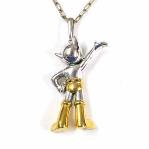 AMBUSH × 鉄腕アトム 2022 300本限定 ASTRO BOY × AMBUSH NECKLACE ネックレス F シルバー×ゴールド -  ブランド古着買取・販売unstitchオンラインショップ