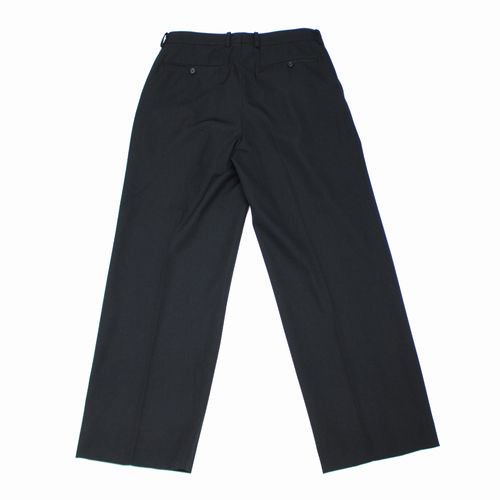 AURALEE オーラリー 23AW LIGHT WOOL MAX GABARDINE TWO-TUCK SLACKS スラックス パンツ 4  ブラック - ブランド古着買取・販売unstitchオンラインショップ