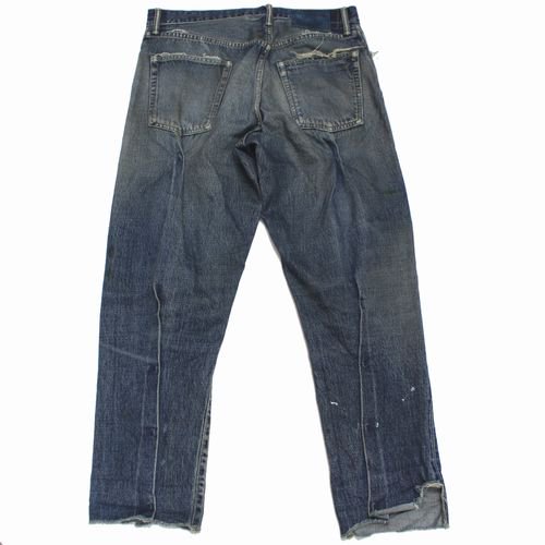 VISVIM ビズビム 20AW 渋谷PARCO限定 JOURNEYMAN PANTS TACKED CRASH PEERLESS デニムパンツ 2  インディゴ - ブランド古着買取・販売unstitchオンラインショップ