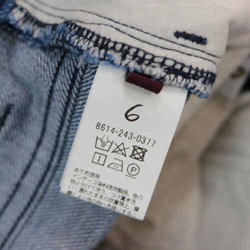 6(ROKU) ロク DENIM PANTS デニムパンツ 34 インディゴ - ブランド古着買取・販売unstitchオンラインショップ