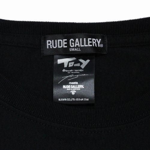 RUDE GALLERY ルードギャラリー 23SS GASP LOGO BIG TEE - Art work by