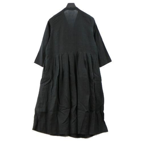 nestRobe ネストローブ 19AW リネンYネックドレス ワンピース
