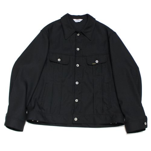 DAIRIKU ダイリク 24SS POLYESTER JACKET ポリエステル ジャケット L ブラック -  ブランド古着買取・販売unstitchオンラインショップ