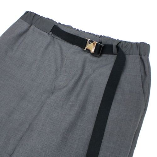 sacai サカイ 22SS SUITING PANTS スーチングパンツ 2 グレー - ブランド古着買取・販売unstitchオンラインショップ