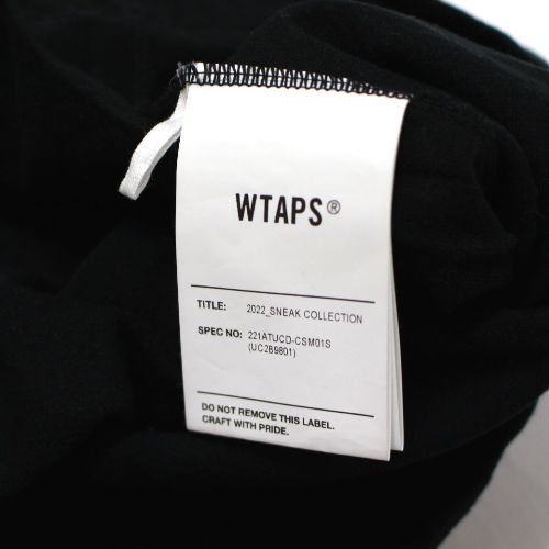 UNDERCOVER × WTAPS アンダーカバー ダブルタップス 22AW Tシャツ 02/M ブラック -  ブランド古着買取・販売unstitchオンラインショップ