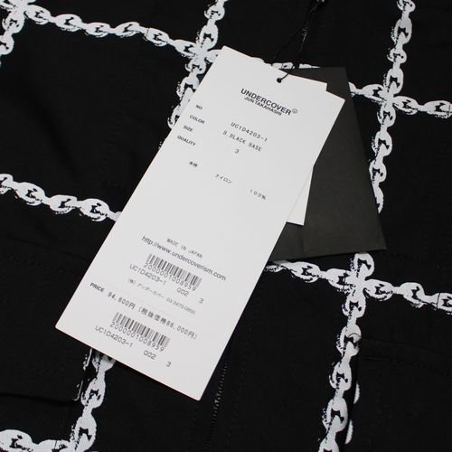 UNDERCOVER アンダーカバー 24SS NyツイルパッカリングZIPブルゾン ジャケット 3 ブラック -  ブランド古着買取・販売unstitchオンラインショップ