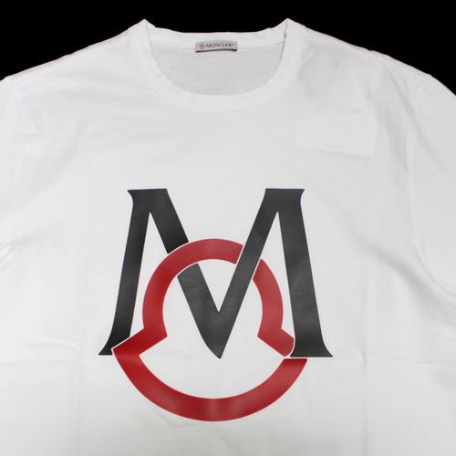 MONCLER モンクレール MAGLIA T-SHIRT Tシャツ S ホワイト - ブランド古着買取・販売unstitchオンラインショップ