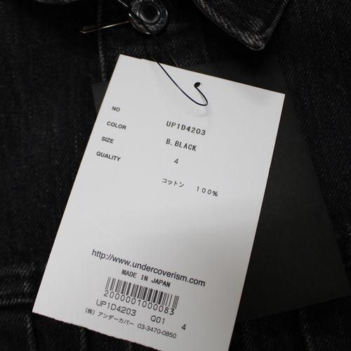 UNDERCOVER 24SS ユーズド加工デニムジャケット UNDERCOVER アンダーカバー 24SS 刺繍ユーズド加工デニム