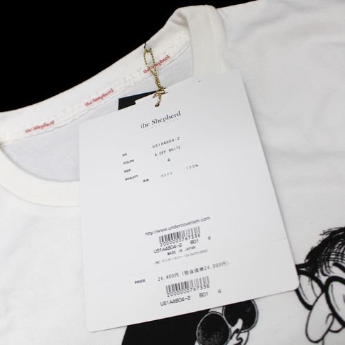 the Shepherd UNDERCOVER ザシェパード アンダーカバー 21SS Al Hirschfeld Tシャツ 4 オフホワイト -  ブランド古着買取・販売unstitchオンラインショップ