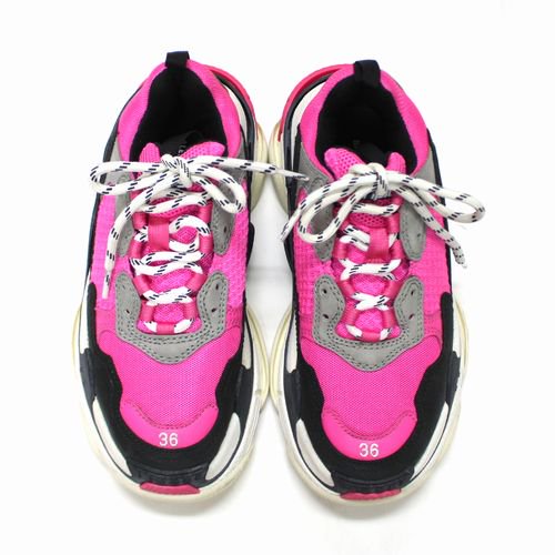 BALENCIAGA バレンシアガ TRIPLE S トリプルS スニーカー 24cm ピンク -  ブランド古着買取・販売unstitchオンラインショップ