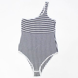 Mediam ߥǥ Diamond pattern Bodysuit ɥѥ ܥǥ F ۥ磻ȡߥ֥å