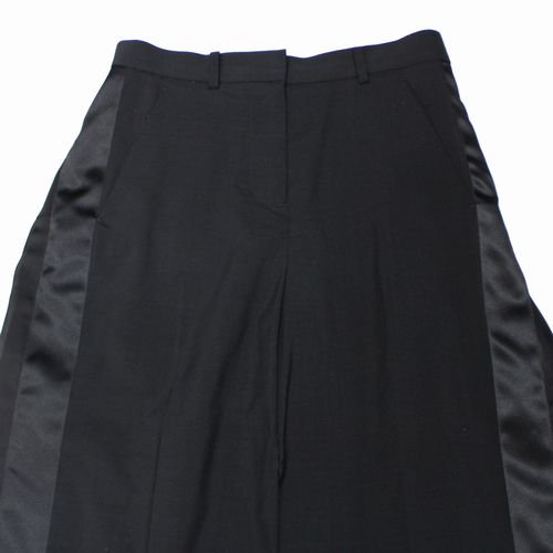 sacai サカイ 21AW Suiting Mix Skirt スーチング ミックス スカート 2 ブラック -  ブランド古着買取・販売unstitchオンラインショップ