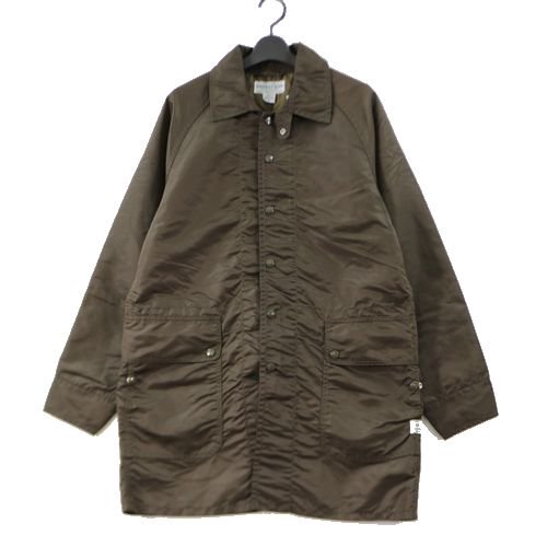 SASSAFRAS ササフラス 20SS Fall Leaf Coat Nylon Twill フォールリーフコート S カーキ -  ブランド古着買取・販売unstitchオンラインショップ