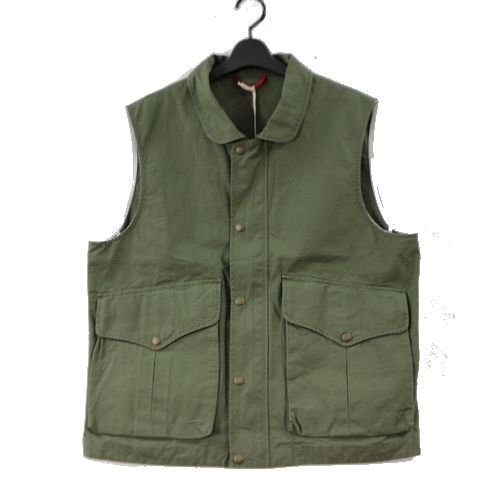 MANIFATTURA CECCARELLI マニファッツュラ・チェッカレッリ Alligator Vest ベスト 42 カーキ -  ブランド古着買取・販売unstitchオンラインショップ