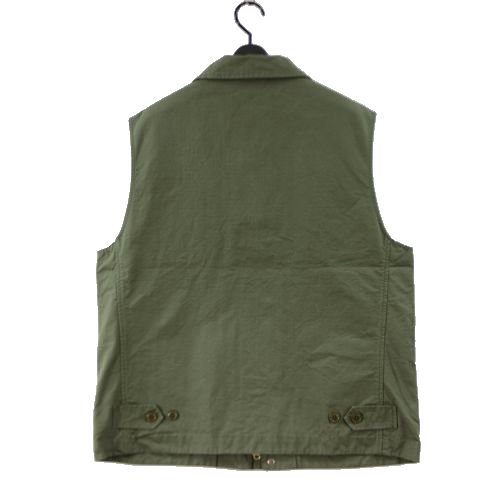 MANIFATTURA CECCARELLI マニファッツュラ・チェッカレッリ Alligator Vest ベスト 42 カーキ -  ブランド古着買取・販売unstitchオンラインショップ