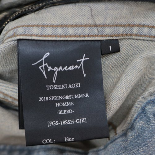 FAGASSENT ファガッセン 18SS デニムジャケット 1 インディゴ - ブランド古着買取・販売unstitchオンラインショップ