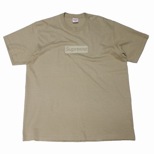 Supreme シュプリーム 23SS Tonal Box Logo Tee トナルボックスロゴTシャツ M ベージュ -  ブランド古着買取・販売unstitchオンラインショップ